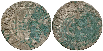 Польша 3 полкера (3 полторака - 1 крейцер) 1624 Сигизмунд III Ваза (1587-1632) Gorecki B.24, KM 41 серебро 4158-949
