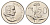 ЮАР 50 центов 1966 Ян ван Рибек (1619-1677), Suid Africa, легенда на африкаанс, Зантедеския Эллиота (калла) KM 70.2 никель aUNC 4693-447