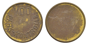 Германия парковочный жетон ND латунь 4636-1027