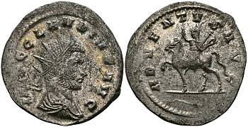 Римская Империя антониниан 268 Клавдий ГОТСКИЙ ADVENTVS AVG, Рим Good Very fine RIC 13 биллон, серебрение 00-00