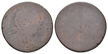 Англия 1/2 пенни 1699-1701 Вильгельм III (1694-1702) KM 503, Spink 3557 медь 4707-752