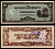 Филиппины 10 песо ND (1942) штамп, Японская оккупация Pick 108 бумага 8564-15-3-1