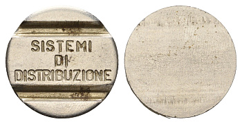 Италия, Верона жетон диаметр 23 мм, вес 6,1 гр нержавеющая сталь 4670-617