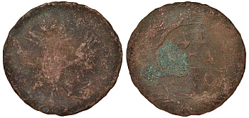 Россия 1 деньга 1750 медь 51-3651