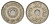 Израиль, Палестина 20 милей (милсов) 1933 Британская Палестина KM 5 медно-никель 5010-1925