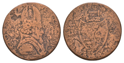 Великобритания, Ирландия 1/2 пенни 1789 гурт - X PAYABLE AT CRONEBANE LODGE OR IN DUBLIN Dalton & Hamer 12 медь 4657-852