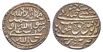 Иран 1 аббаси 1723 AH 1135 KM 282.10 серебро 00-819-23