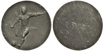 Германия медаль ND футбол атака, диаметр 50 мм. вес 56,9 гр. железо 1093-2-23