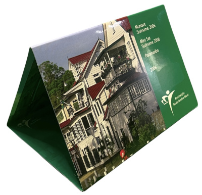 Суринам официальный годовой набор из 6 монет 2006 в оригинальном картонном буклете, тираж 1500 экземпляров    BUNC  6-5-3-41