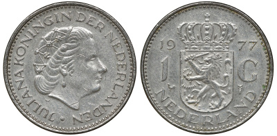 Нидерланды 1 гульден 1978 Юлиана (1948-1980) KM 184a никель 72-1747