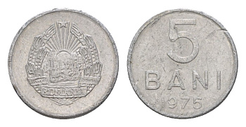Румыния 5 бань (бани) 1975 KM 92a алюминий 4632-1012