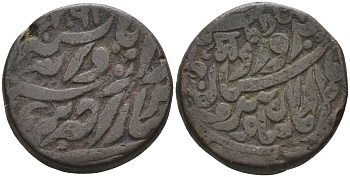 Британская Индия 1/4 анна 1910 туземное княжество Джодхпур, Сардар Сингх (VS1952-1968) (1895-1911), вес 10,11 гр. KM 91.1 медь 4183-1242