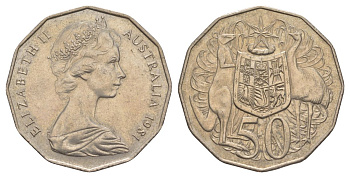 Австралия 50 центов 1981 KM 68 медно-никель 4185-1042