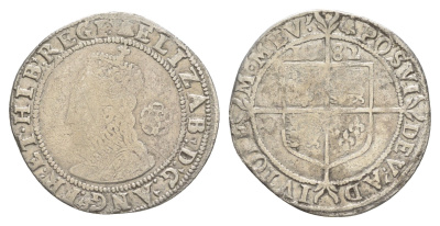 Англия 6 пенсов 1582 Елизавета I (1558-1603) North 2015, Spink 2578 серебро 4127-423