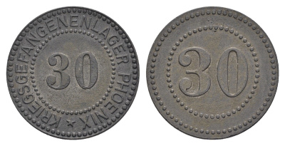 Херде (Пруссия) 30 пфеннигов ND Men05 11722.7, Men18 14670.7 цинк 1531-923