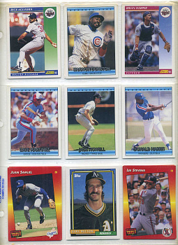 США КАРТОЧКИ БЕЙСБОЛЬНЫЕ 9 штук разных 7501-49