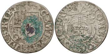 Польша 3 полкера (3 полторака - 1 крейцер) 1625 Сигизмунд III Ваза (1587-1632) Gorecki B.25, KM 41 серебро 4158-1014