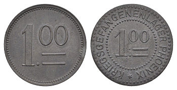 Херде 1 марка ND лагерь военнопленных Men05 11722.11, Men18 14670.11 1528-621