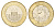 Колумбия 1000 песо 2016 KM 299 биметалл UNC 4165-1046