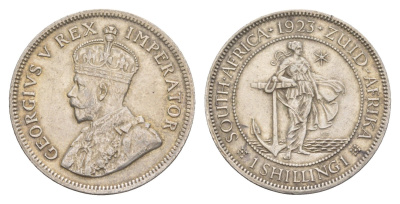 ЮАР 1 шиллинг 1923 KM 17.1 серебро 00-801-40