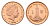 Остров Мэн 1 пенни 2006 KM 1253 сталь плакированная медью UNC 4649-1056