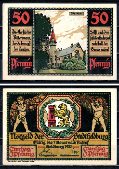 Хельдбург (Тюрингия) 50 пфеннигов 1921 2193-16-2-2