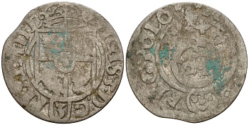 Польша 3 полкера (3 полторака - 1 крейцер) 1622 Сигизмунд III Ваза (1587-1632) Gorecki B.22, KM 41 серебро 4158-859