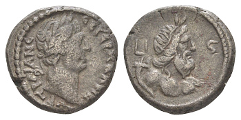 Римская Империя, Провинция Египет тетрадрахма 112-113 Траян, бюст императора/голова Сераписа, Александрия, (из старой нидерландской коллекции) Dattari 669 биллон 1100-9-13