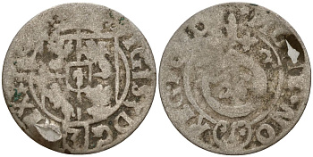 Польша 3 полкера (3 полторака - 1 крейцер) ND (1620-1627) Сигизмунд III Ваза (1587-1632) KM 41 серебро 4158-1143