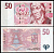 Чехия 50 крон 1997 Агнесса Чешская, серия E Pick 17 c  бумага  UNC (пресс) 7196-23-1