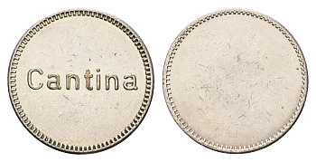 Швецария, Крисье жетон Cantina диаметр 22 мм, вес 3,8 гр никель 4669-242