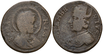 Нидерланды Южные, Льеж, Швейцария жетон 18 век собор св. Ламберта Renesse 72, 8 медь 4147-227