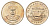 Тонга 10 сенити 1975 ФАО KM 45 медно-никель UNC 176-436