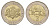 Латвия 2 лата 1999 корова KM 38 биметалл 4652-954