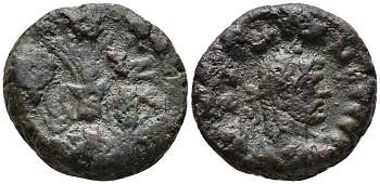 Римская Империя, Провинция Египет тетрадрахма 291-292 Максимиан Геркулий биллон 34-1035