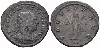 Римская Империя аврелианиан 276 Тацит PROVIDE AVG Тицин Good Very fine RIC 152 бронза 1073-16-75