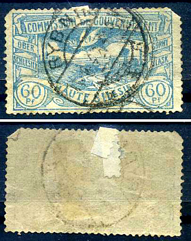 Верхняя Силезия марка с номиналом 60 рейхспфенинг 1923 Михель 23 8706-4-2-7