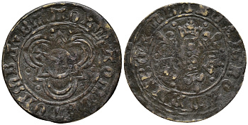 ФРАНЦИЯ ЖЕТОН ND ТРИ ЛИЛИИ, ТРИ КОРОНЫ, ДИАМЕТР 25 ММ. латунь 3999-515