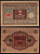 Германия 2 марки 1920 Веймарская республика, голубой цвет Pick 60 бумага 6293-1-2-1
