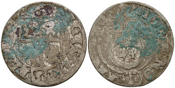 Польша 3 полкера (3 полторака - 1 крейцер) ND (1620-1627) Сигизмунд III Ваза (1587-1632) KM 41 серебро 4158-1063