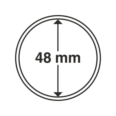 Капсулы круглые – 48 мм, упаковка 10 шт. Leuchtturm. 325865