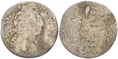 Англия 6 пенсов ND (1695-1701) Вильгельм III (1694-1702) серебро 4547-922