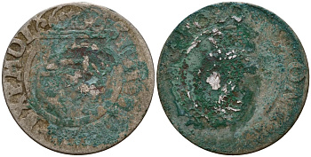 Польша 3 полкера (3 полторака - 1 крейцер) ND (1620-1627) Сигизмунд III Ваза (1587-1632) KM 41 серебро 4158-1047