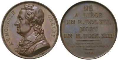 Набор бронзовых французских медалей и медальонов 1810 года. Оригинальный комплект. 0-0-02