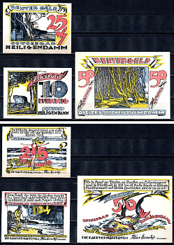 Мюриц (Мекленбург-Шверин) набор из 3 нотгельдов ND 2193-8-4-1