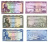 Кения лот из 4 бон 1971-1974 Pick 7 e, 8 d, 9 b, 10 c бумага UNC (пресс) 451-160-2