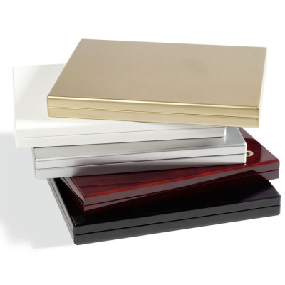 Касета для монет PIANO для квадратных капсул. Цвет - белый. Leuchtturm. 318020