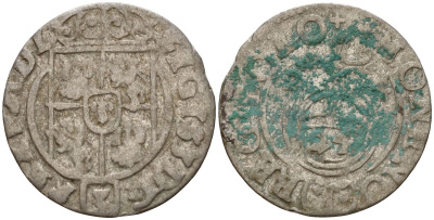 Польша 3 полкера (3 полторака - 1 крейцер) ND (1620-1627) Сигизмунд III Ваза (1587-1632) KM 41 серебро 4158-822