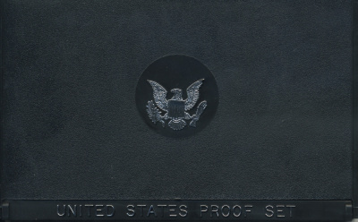 США официальный набор из 6 монет 1975 S, набор президентов, в пластике, оригинальная коробка PROOF 00-00