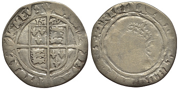 Англия 3 пенса ND (1559-60) Елизавета I (1558-1603) Spink 2551 серебро 00-00